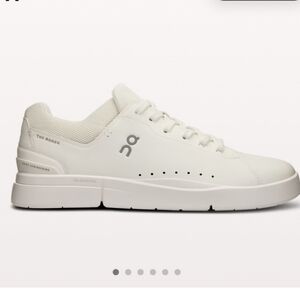 On Running White Sneakers with Chunky Sole and Ventilation The Roger Advantage